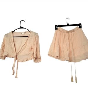 Beachy Two-piece skirt set